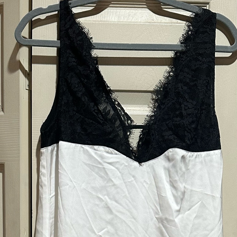 Elegant White Women's Slip Dress